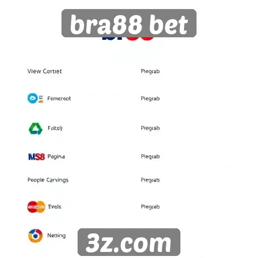 Opções de pagamento disponíveis no bra88 bet